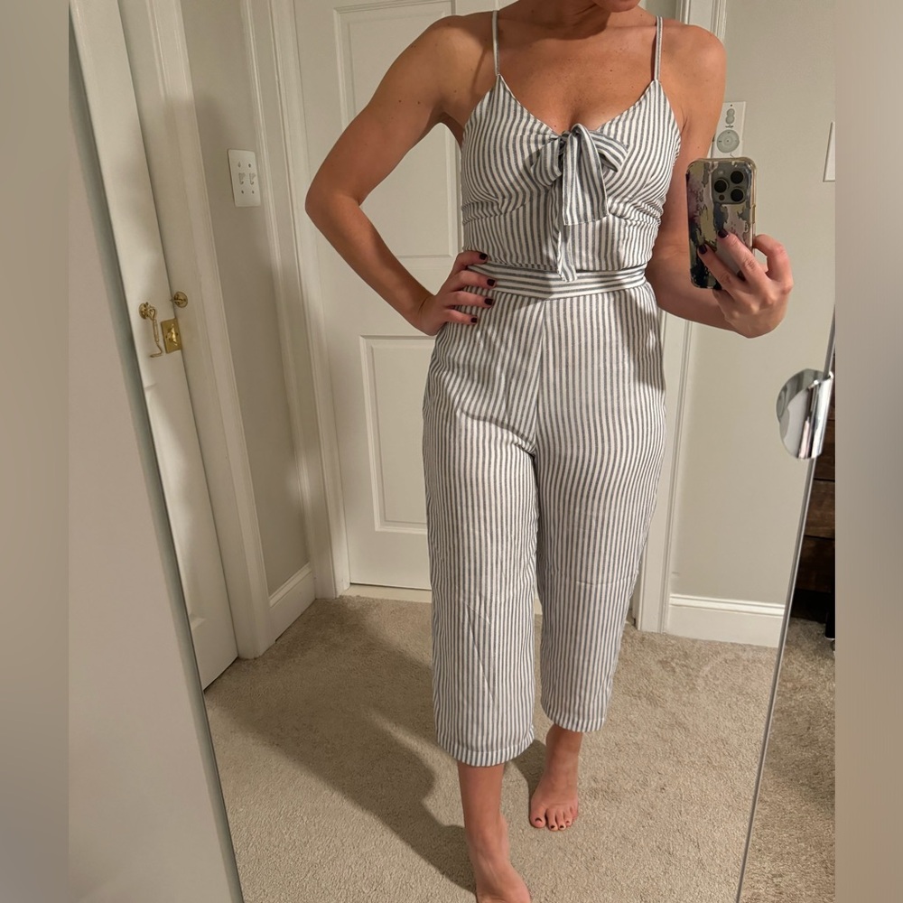 Seersucker Romper